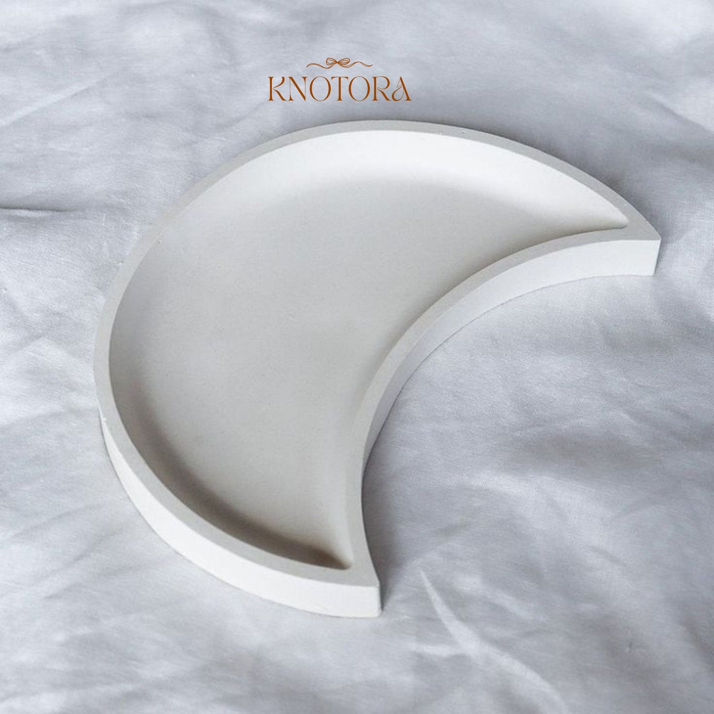 Crescent-Shaped Tray