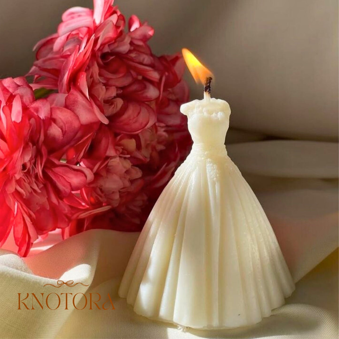 Wedding Dress Candle