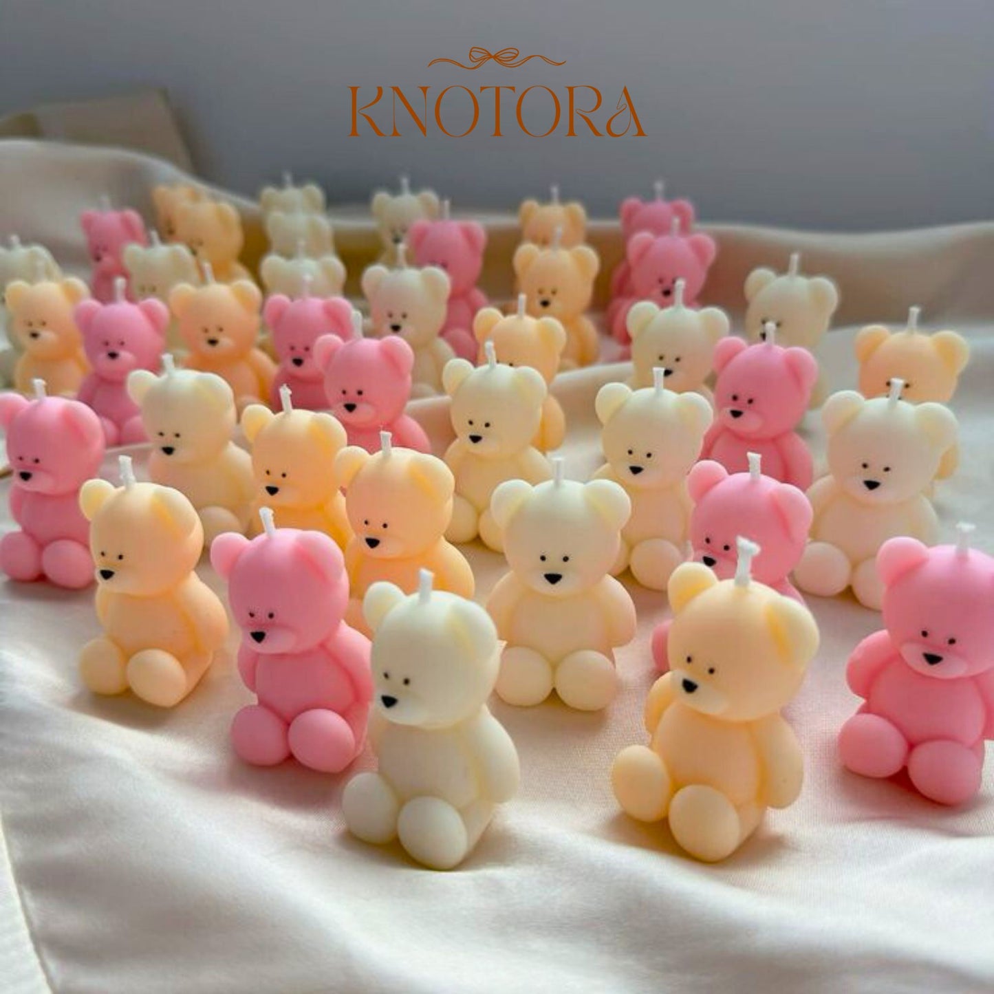 Mini Teddy Bear Candle