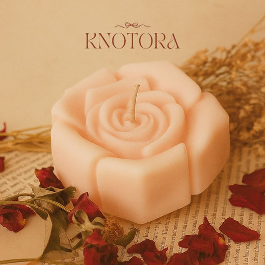 3D Rose Candle