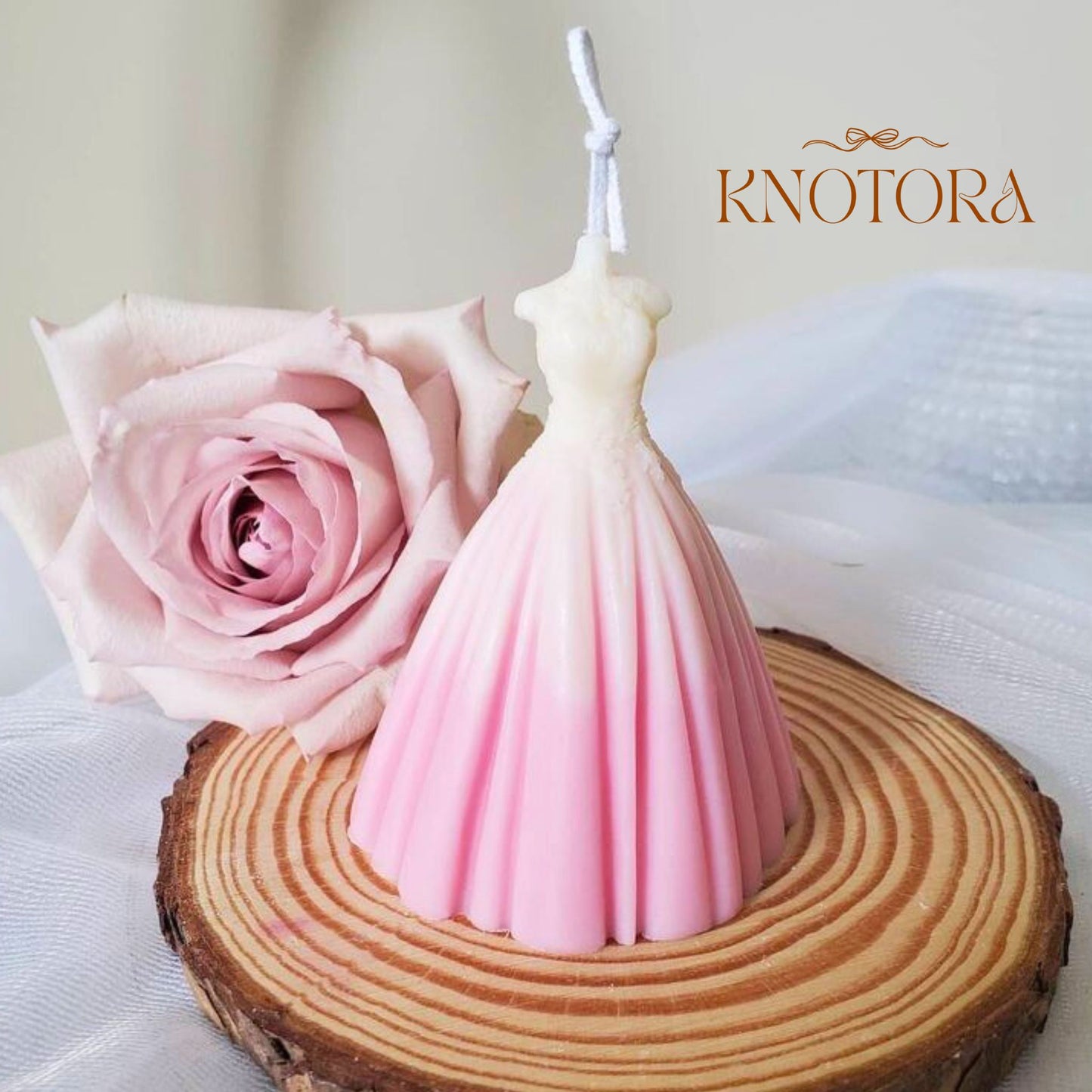 Wedding Dress Candle