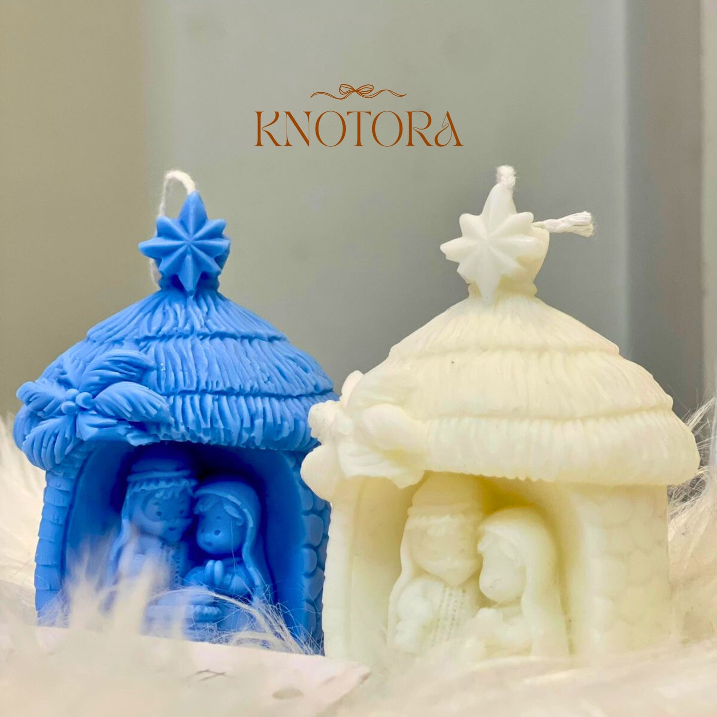 3d Stone House Candle