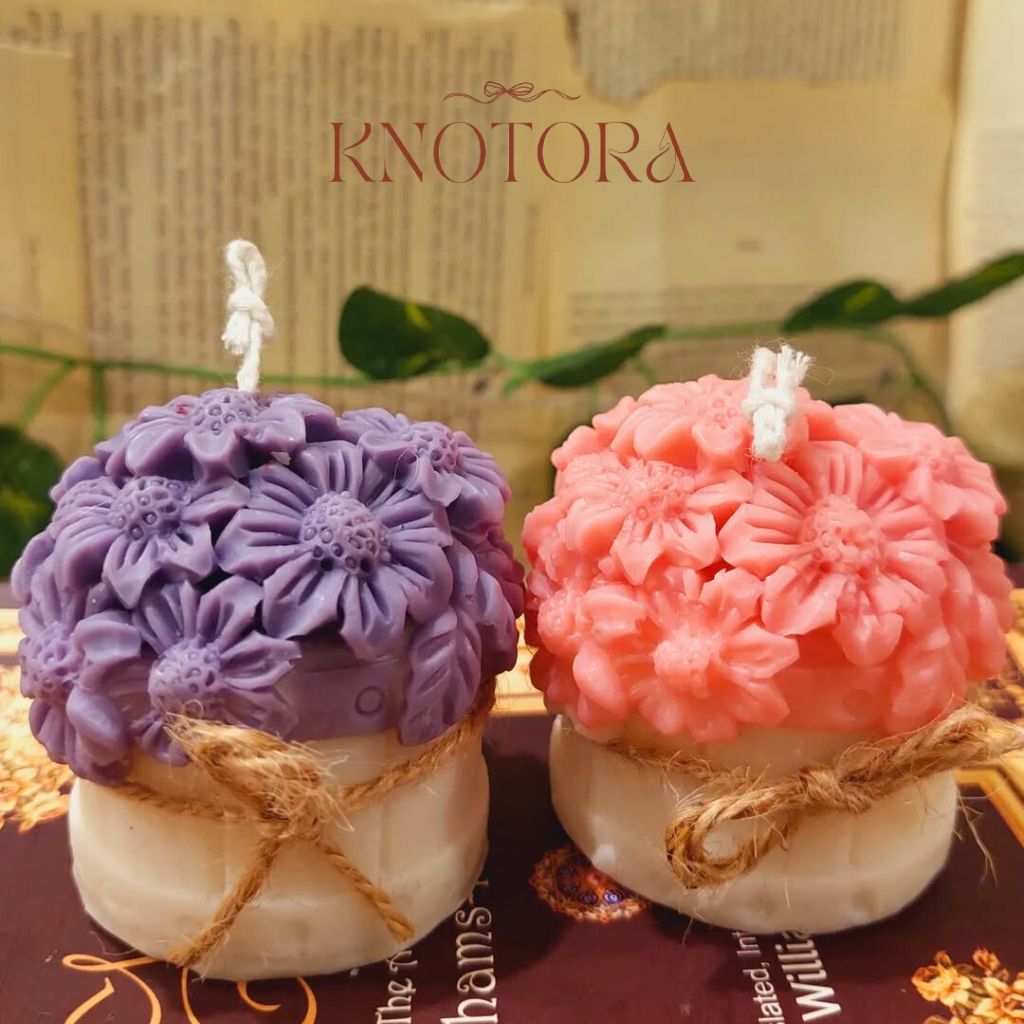 Flower Basket Candle