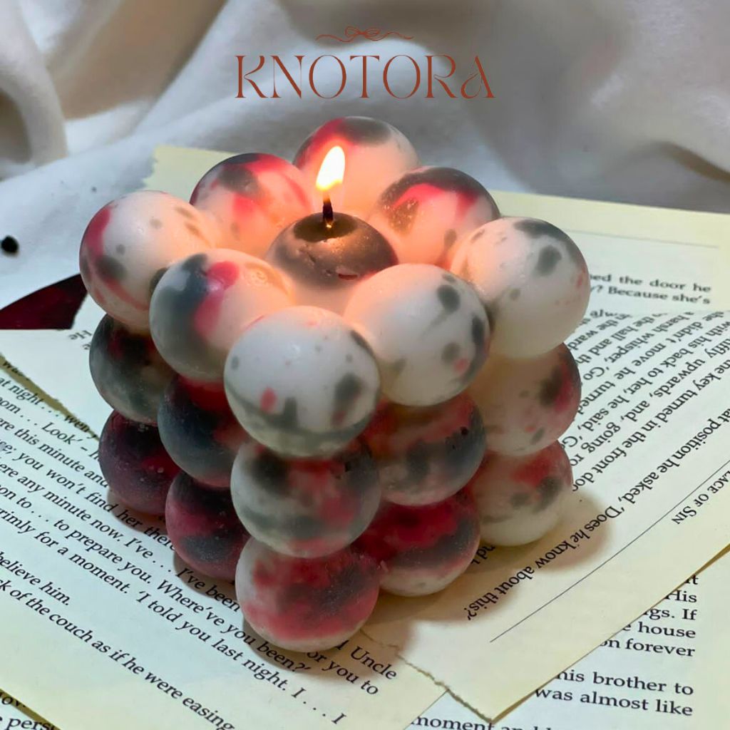 TIE-DYE Bubble Candle