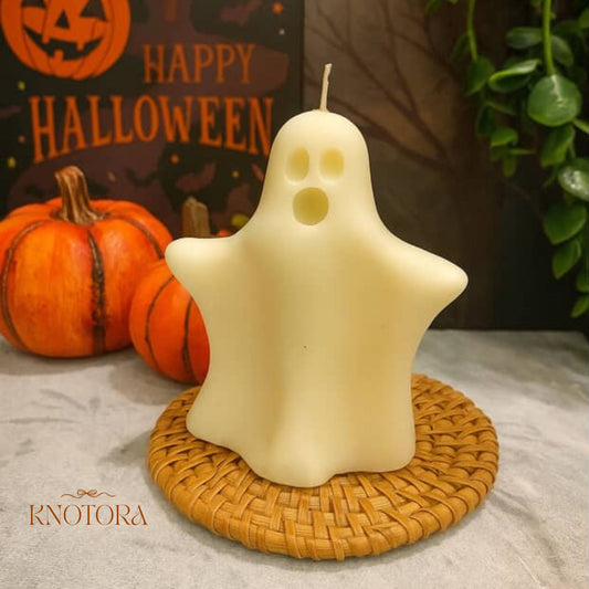 Spooky Ghost Decorative Candle