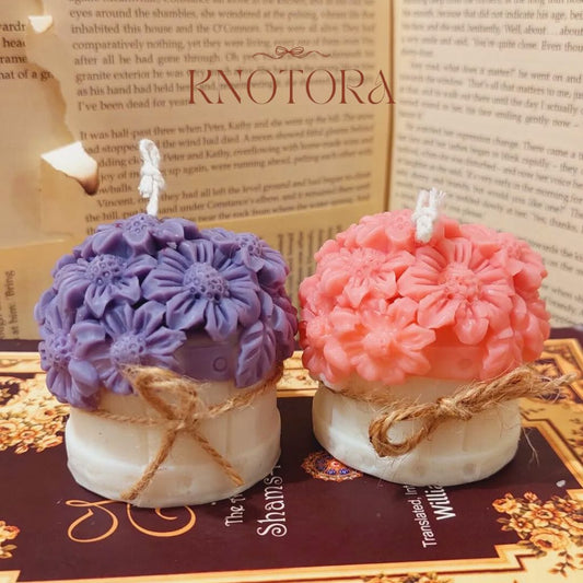 Flower Basket Candle