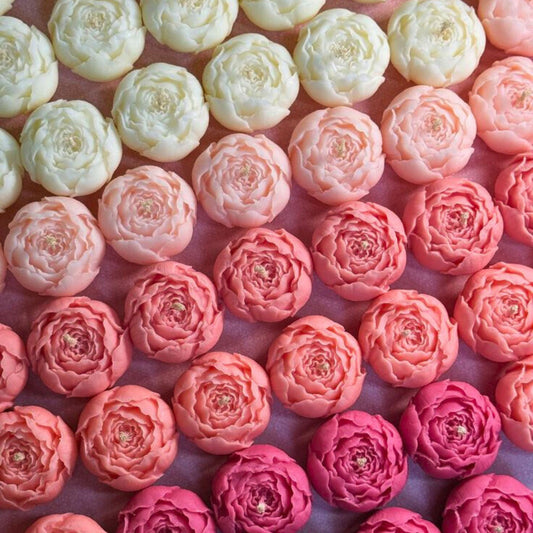 Mini Flower Candle ( set of 3 )