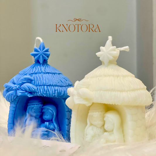 3d Stone House Candle