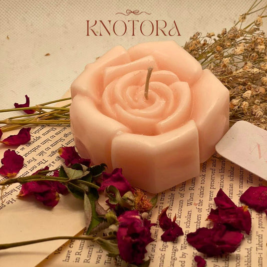 3D Rose Candle