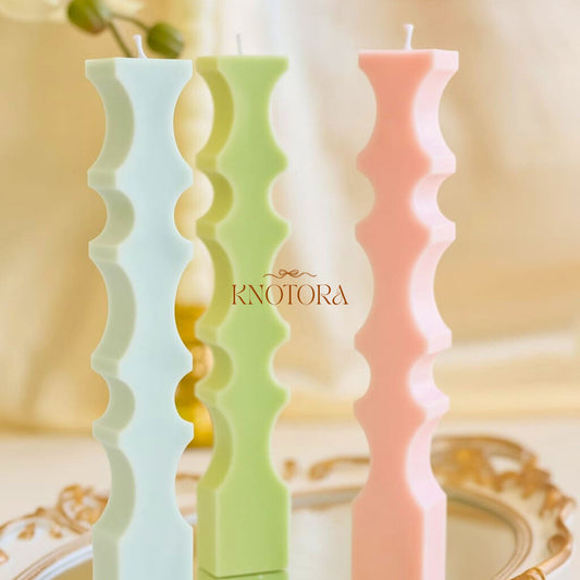 Unique Design Taper Candle